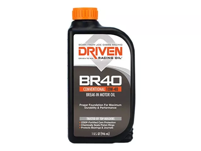 Engine Oil – Driven BR40 Break-In – 10W-40 Conventional (1 Quart) 03706