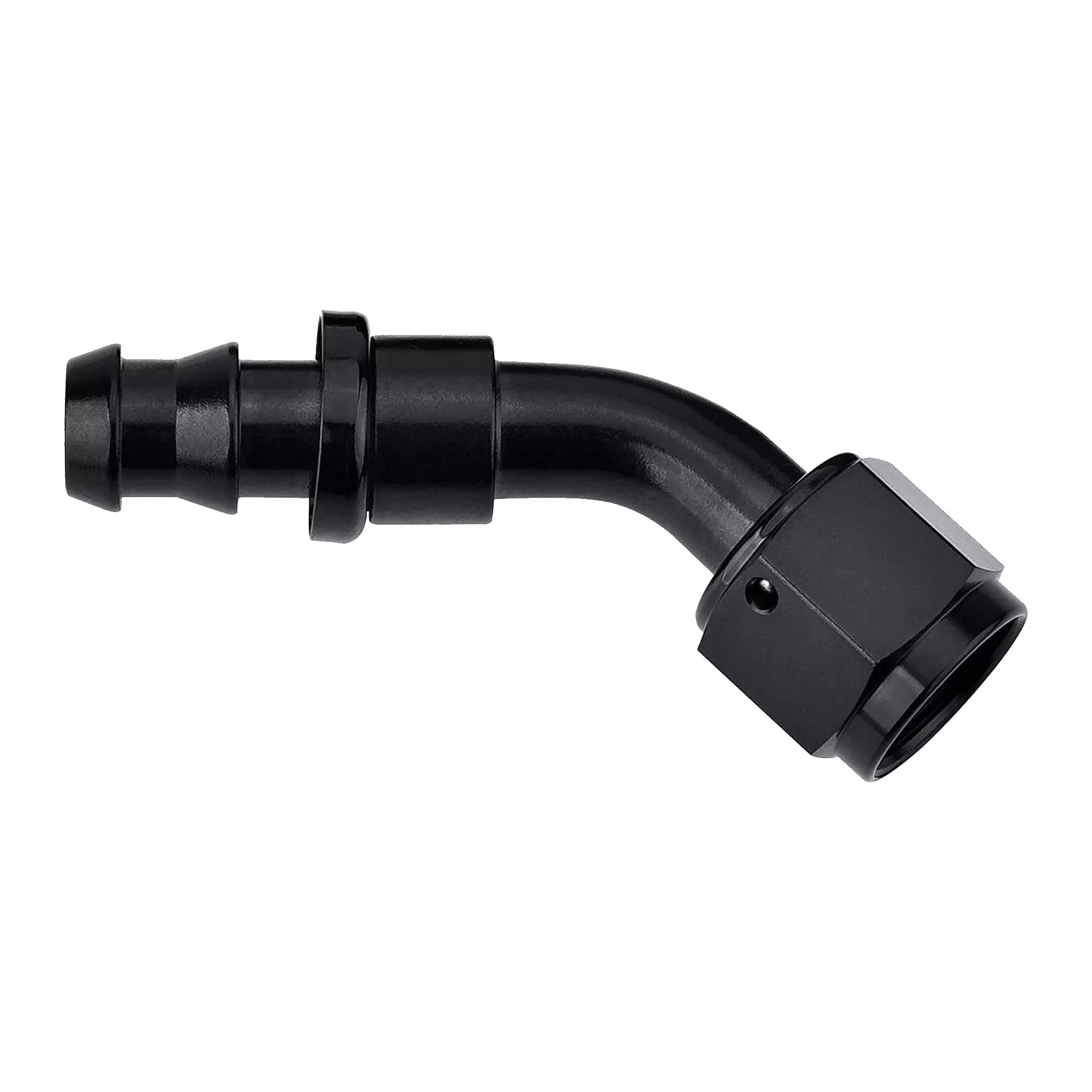 Evil Energy 10An 90 Degree Push Lock Hose Fitting End Black