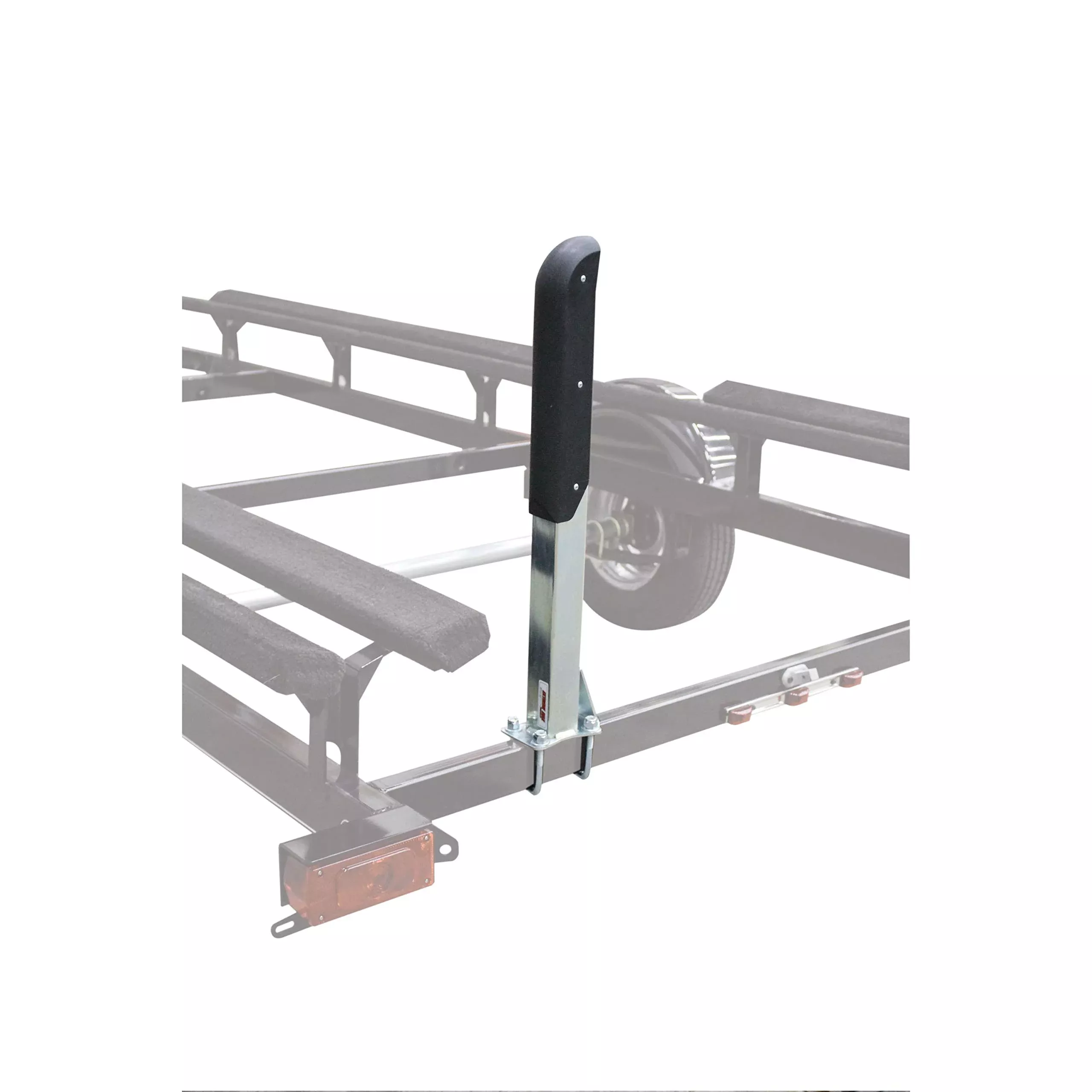 Extreme Max Heavy-Duty Pontoon Trailer Guide-Ons, Fits 2″ Frames, SILVER, Model 3005.3783