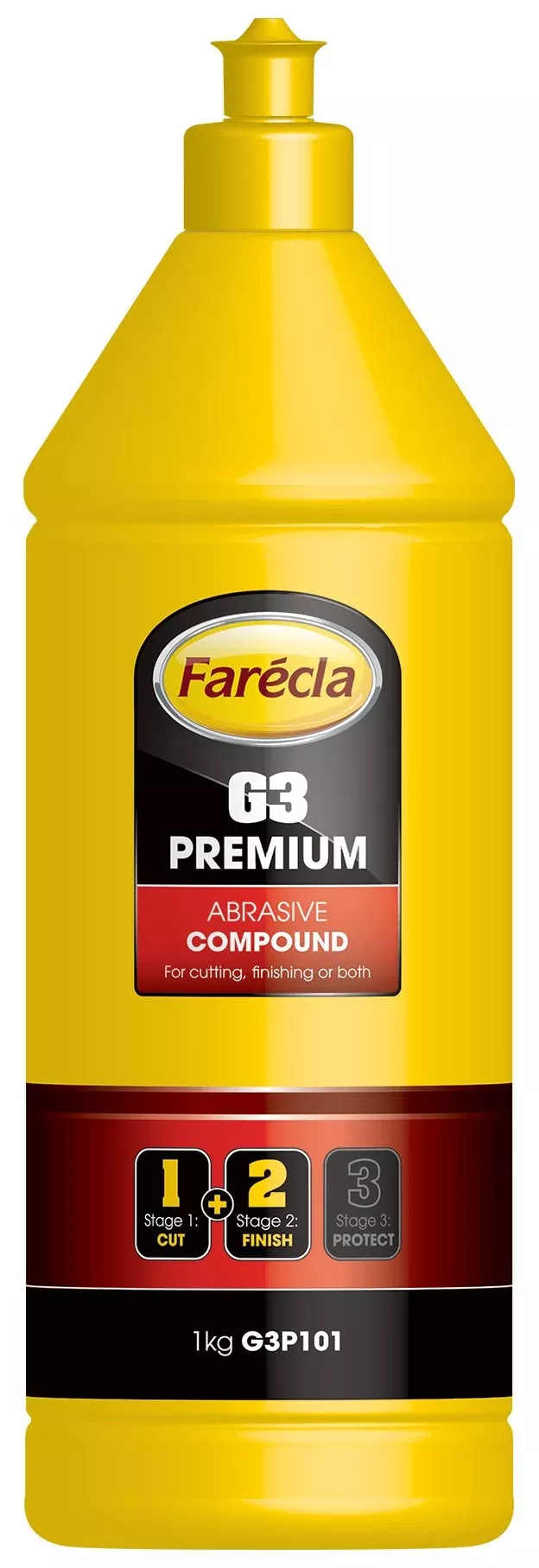 Farécla G3 Premium Abrasive Compound – 1kg, Foam, Beige, Model G3P101