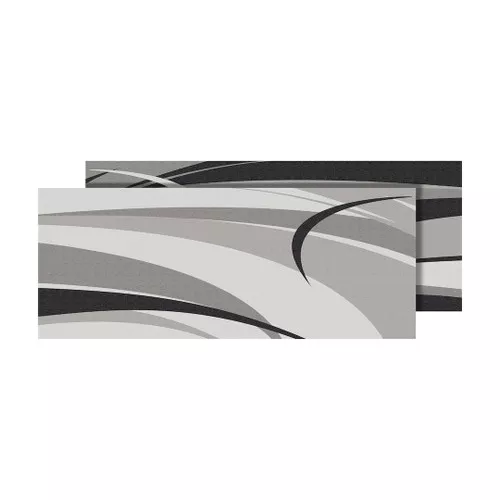 Faulkner Mat Mod Swish Black/grey 9 X 18 53011S
