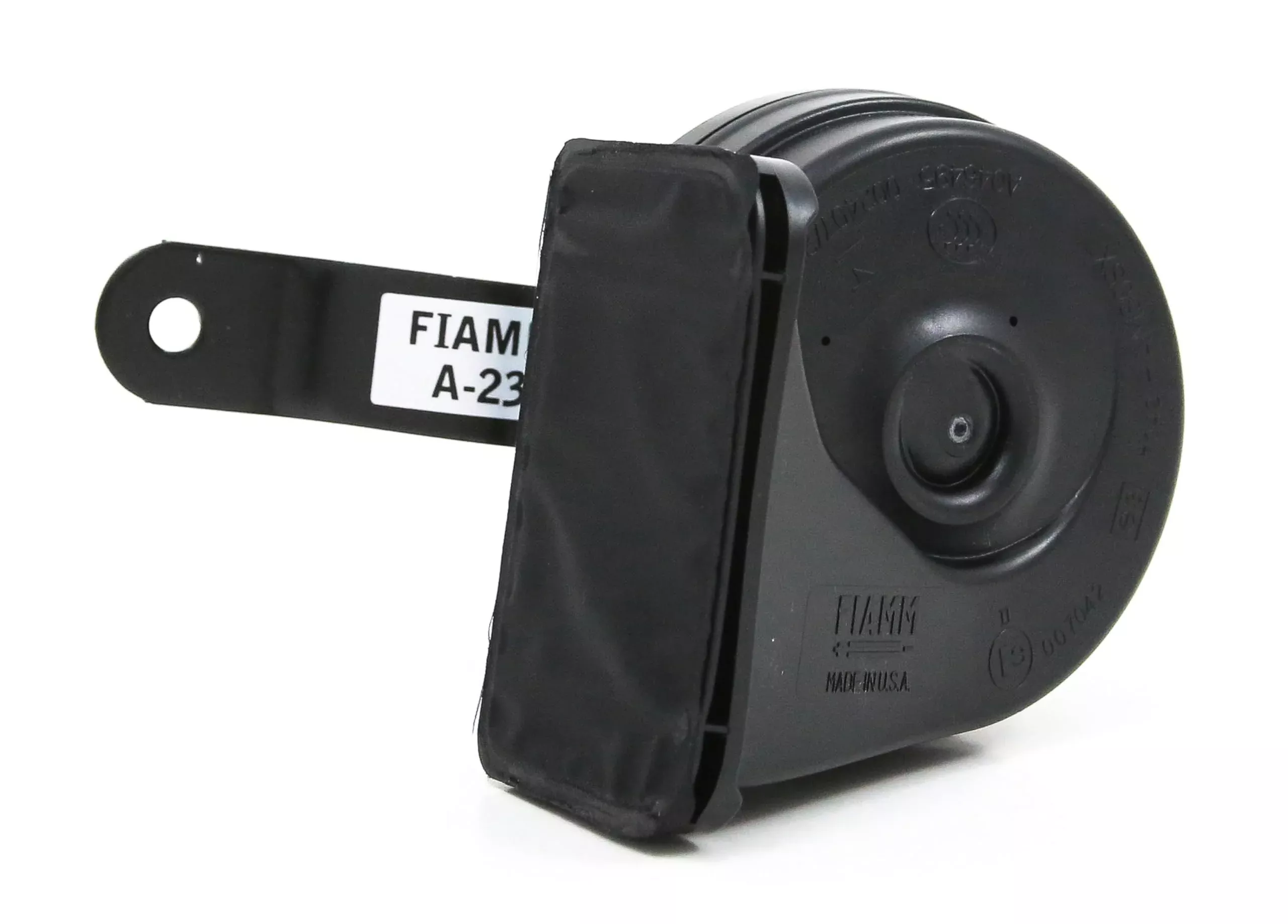 FIAMM Low Note Pontoon Horn – Metal, Standard Size, Black, Model 7230123