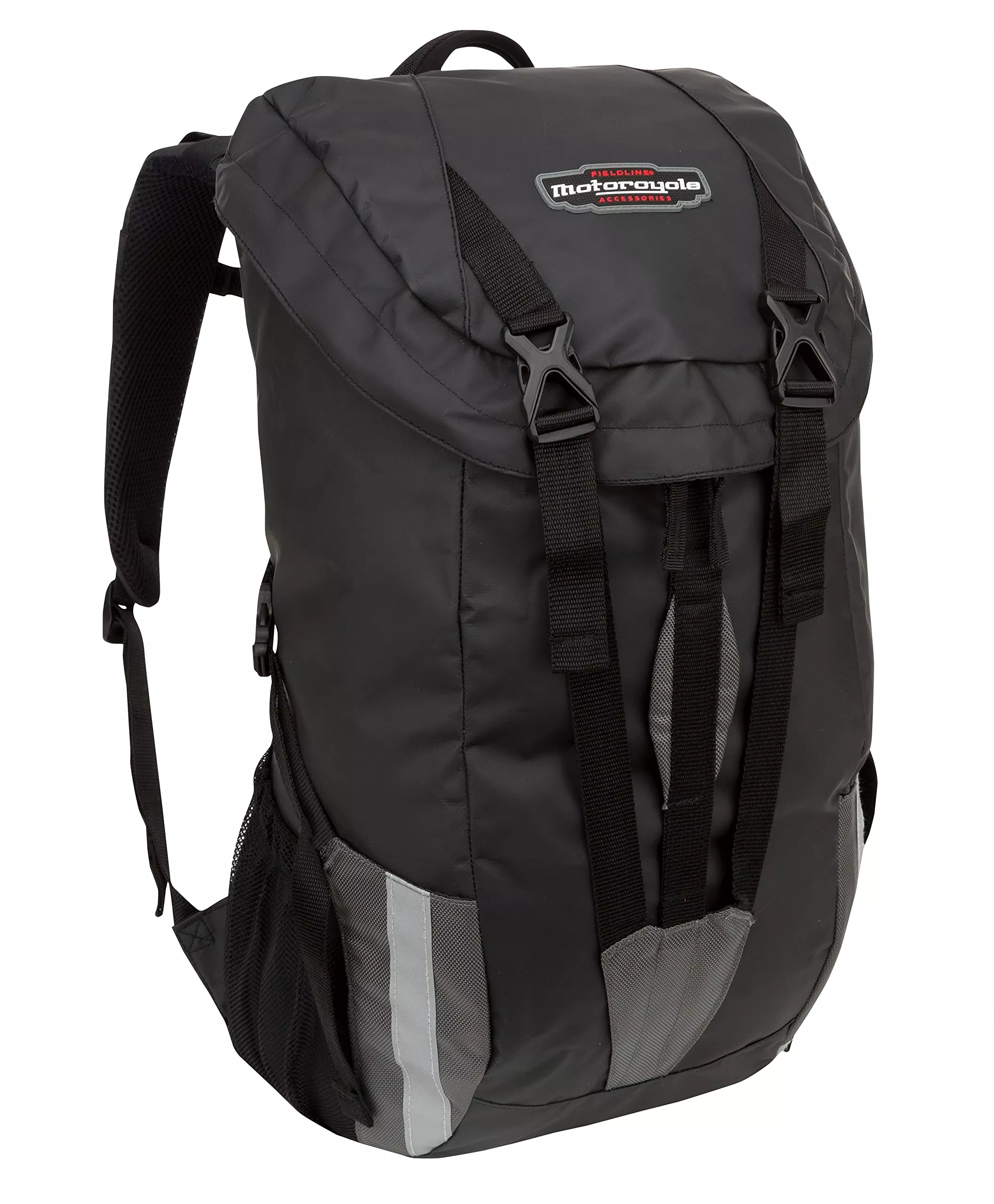 Fieldline Motorcycle Backpack – All Weather, Large, Black, Polyester, Model NB002FL-008, Compatible with Backrest and Sissy Bar