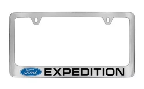Ford Expedition Chrome Plated Metal License Plate Frame Holder