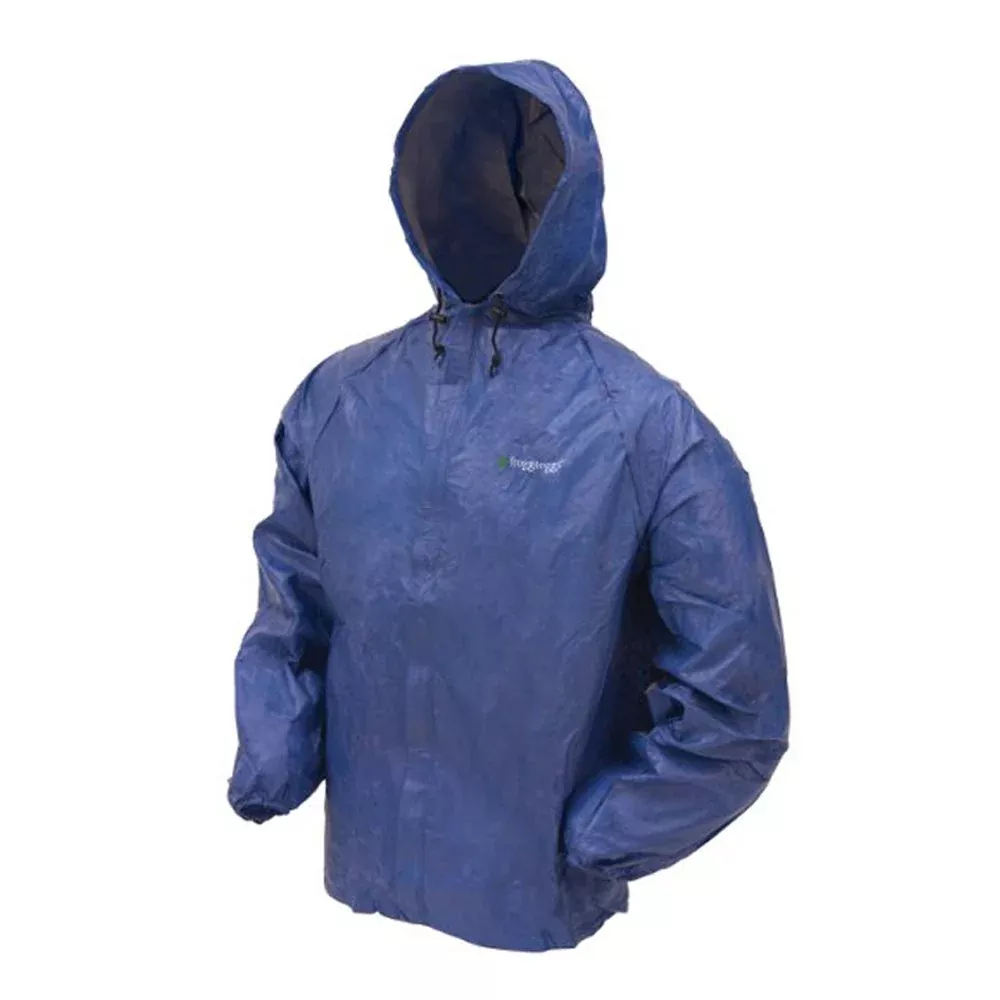 Frogg Toggs Men’S Ultra-Lite2 Waterproof Breathable Rain Jacket, Blue, Large
