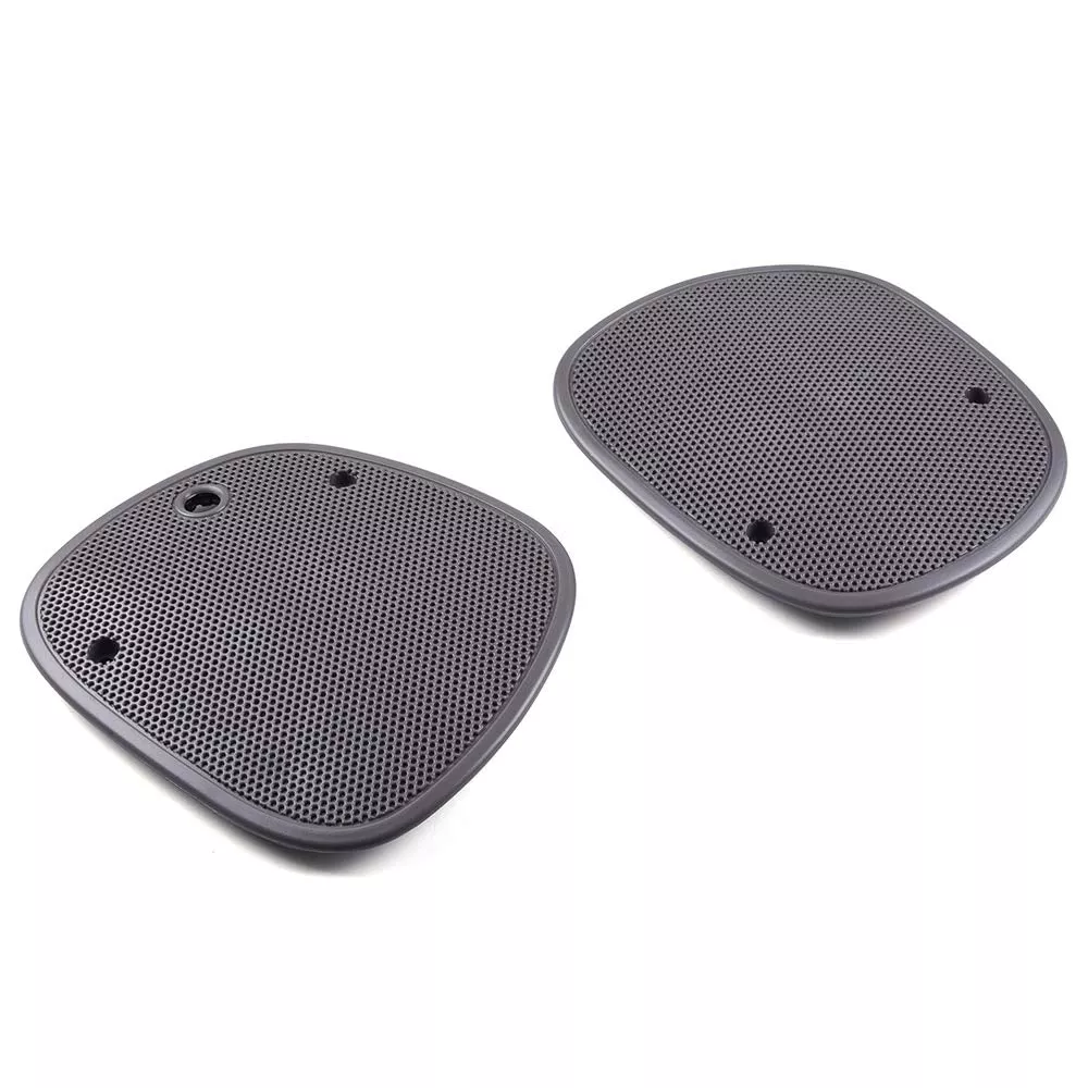 G-Plus Gray Dash Speaker Cover Grille Grill Compatible With Chevy S10 Blazer/Gmc Jimmy Sonoma/Oldsmobile Bravada 1998-2005 Left & Right Side 15046446