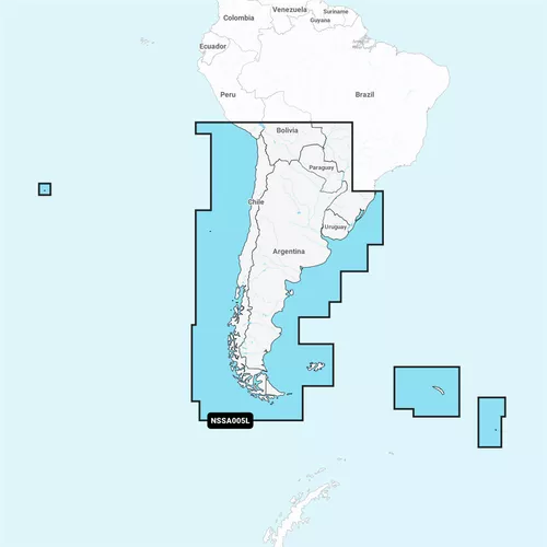 Garmin Carto ChileArgentina & Easter Isl. Garm 010-C1286-20