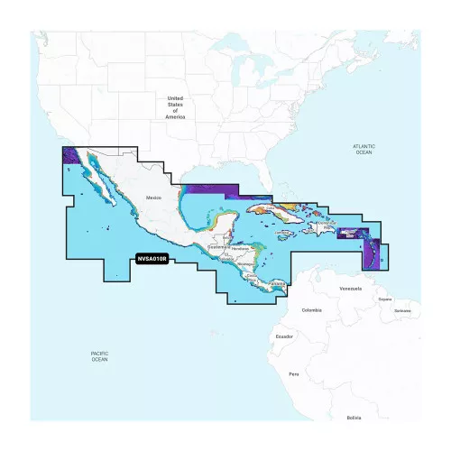 Garmin Navionics Vision+ NVSA010R Central AmericaCaribbean
