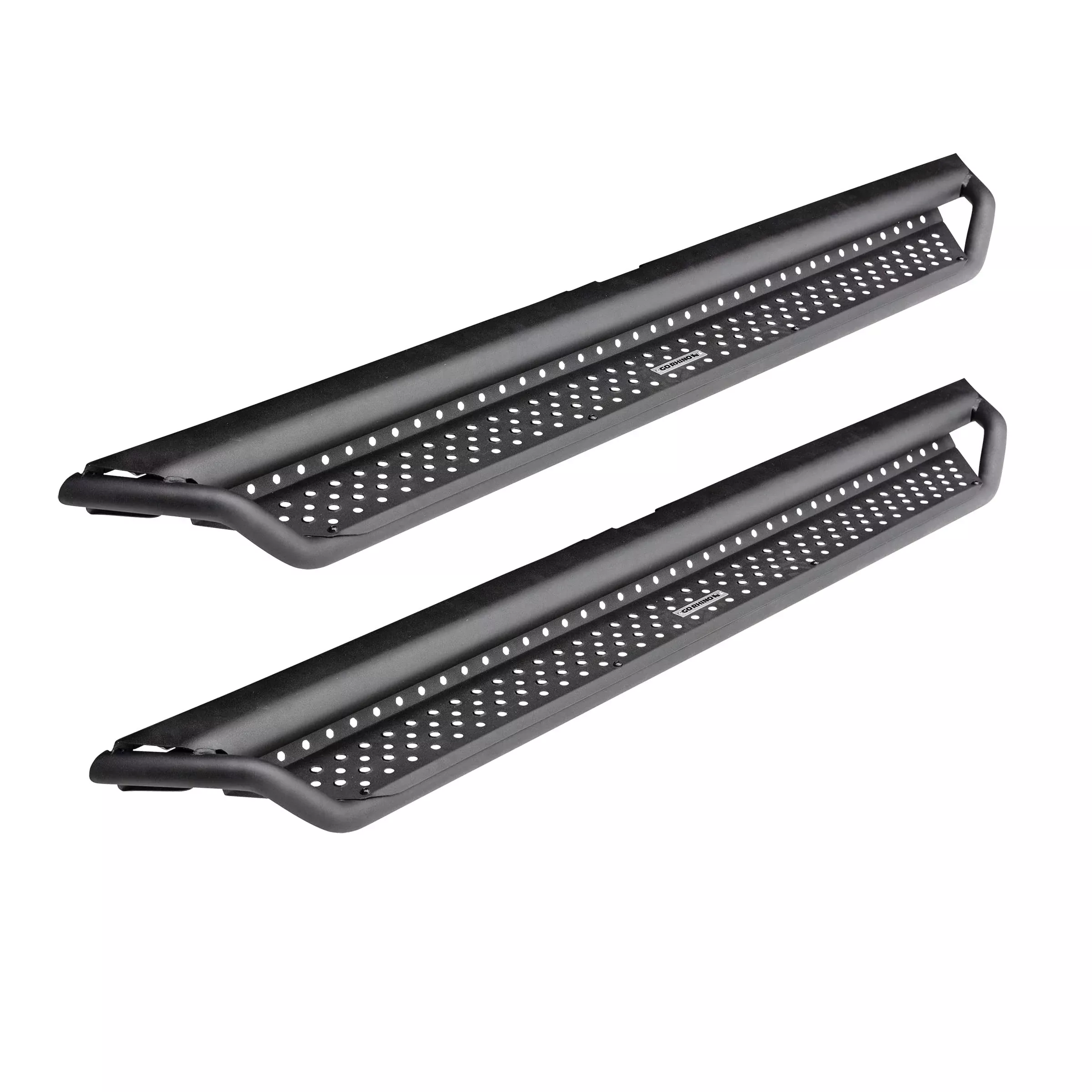 Go Rhino D14505T Dominator Xtreme D1 Side Steps With Rocker Panel Mounting Bracket Kit For Jeep 18 Wrangler Jk, Jeep 07-17 Wrangler