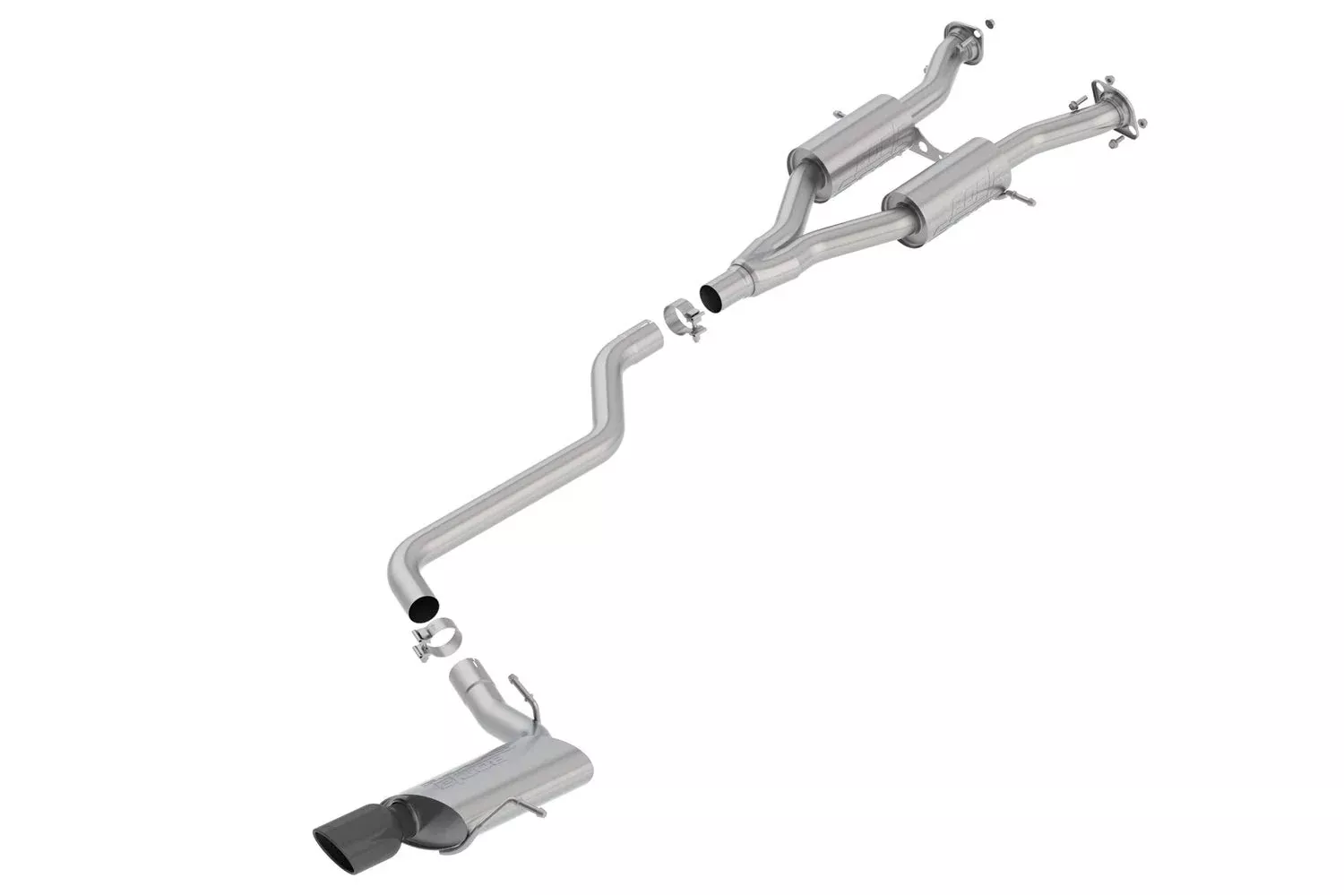 Grand Cherokee 2014 2018 Cat Back Exhaust S Type