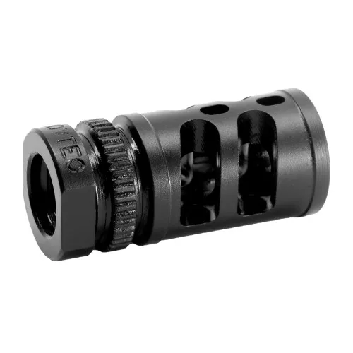 GrovTec G-COMP, Compensator, 9mm, 1/2X28 Thread Pitch, Nitride Finish, Black GTHM351