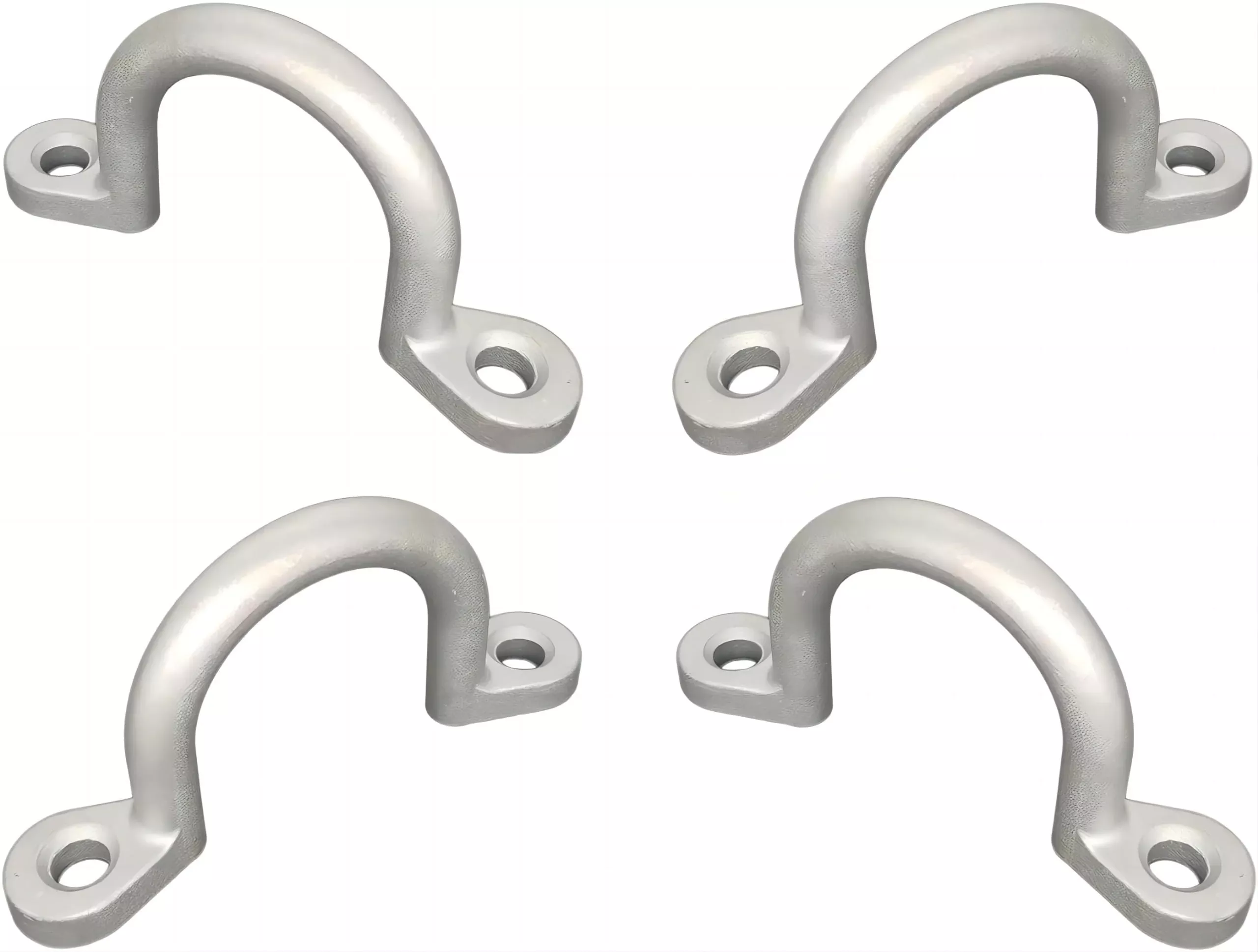 Hcllps Replace Trailer Tie Loop 2′ I.D. Aluminum Bolt-On Lashing Rope Tie Down Ring Horse (2 Pack)