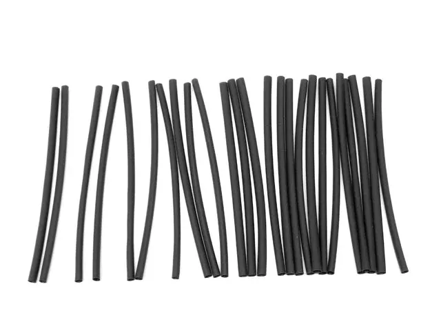 Heat Shrink Tubing – Black Thin Wall – 3/16″ (25 Pack) 18697