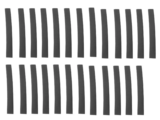 Heat Shrink Tubing – Black Thin Wall – 3/8″ (15 Pack) 18699