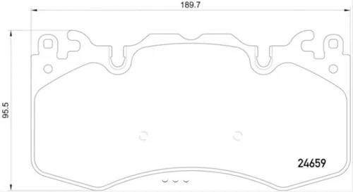 Hella Disc Brake Pad 355016151