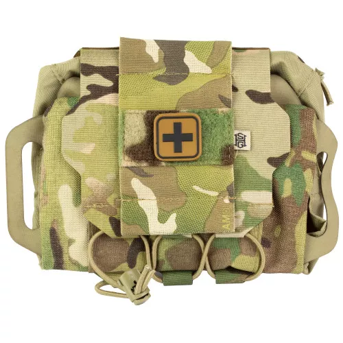 High Speed Gear ReFlex IFAK System, Compatible with MOLLE and Belts 1.5"-2.5", Nylon Construction, Black, Medical Items Not Included 12RX00BK