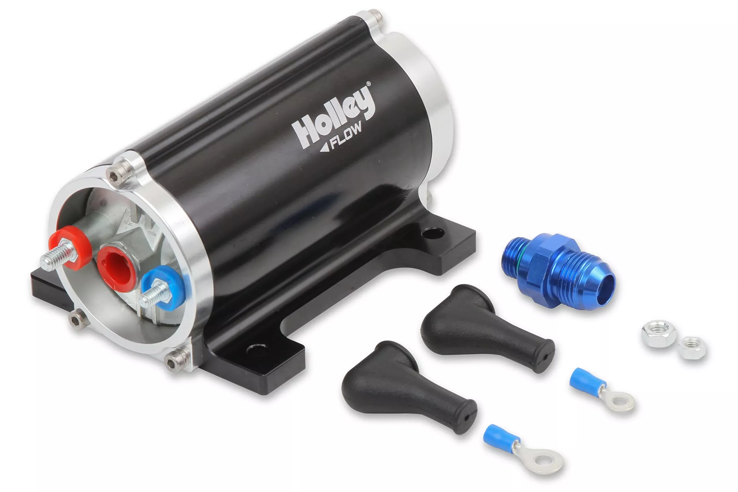 Holley 12-170 Universal In-line Electric Fuel Pump, 100 GPH, Plastic, No Color, No Size