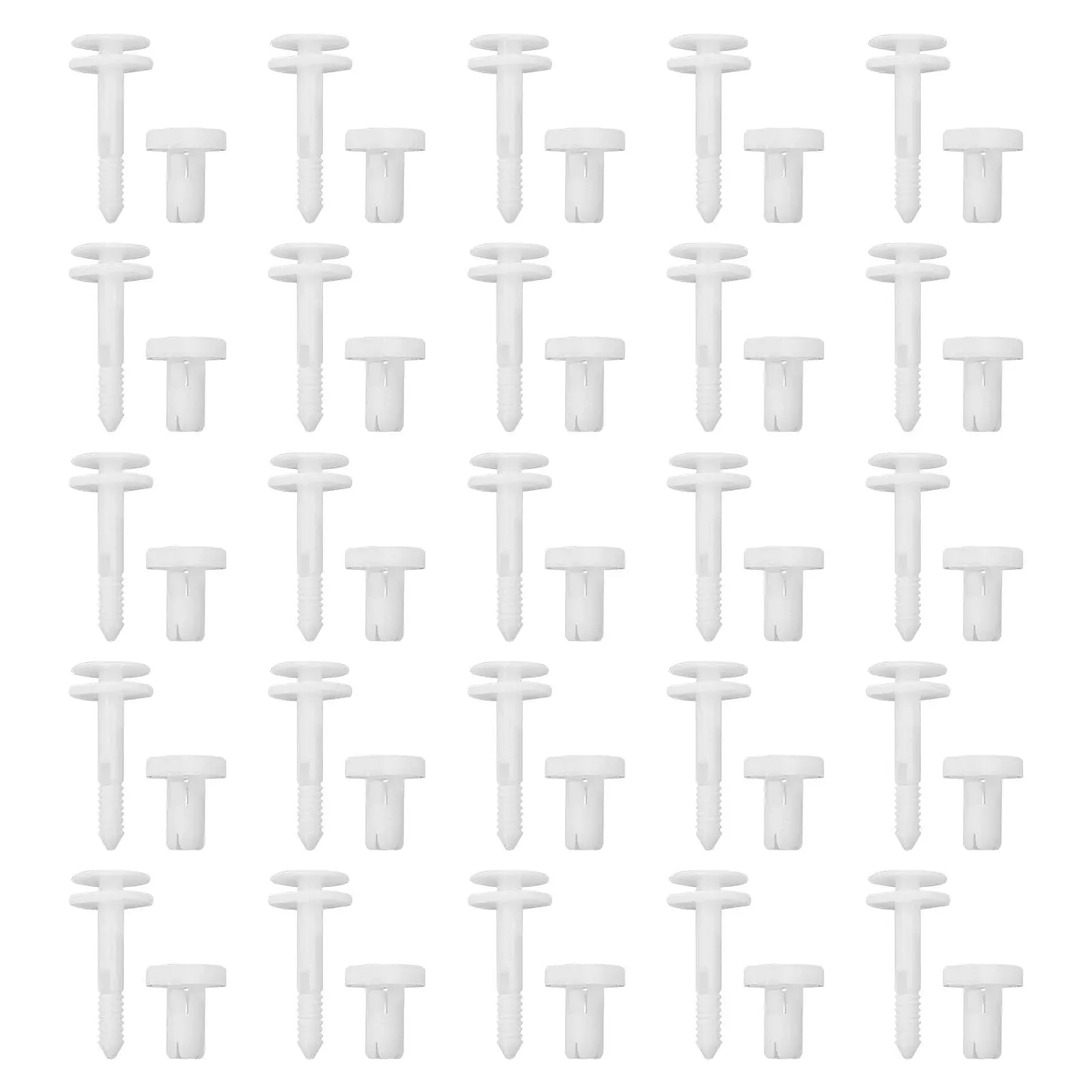 Hoypeyfiy 25Pcs Car Door Panel Retainer Clips Kit,Door Trim Panel Push-Type Retainer 15960325 Replacement For Gmc1500, C2500, C3500, K1500, K2500, K3500
