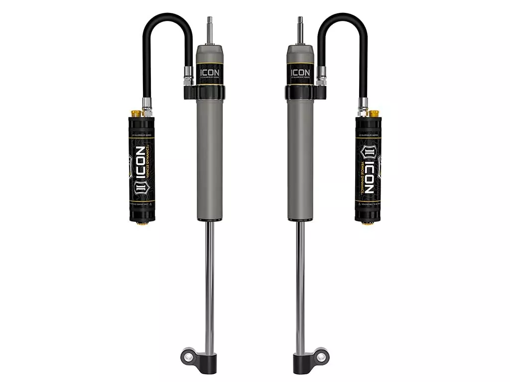 Icon Rear Rxt 2.5 Vs Remote Reservoir/Cdcv Shocks, Pair, Compatible With 2007-21 Tundra, 57823Cp