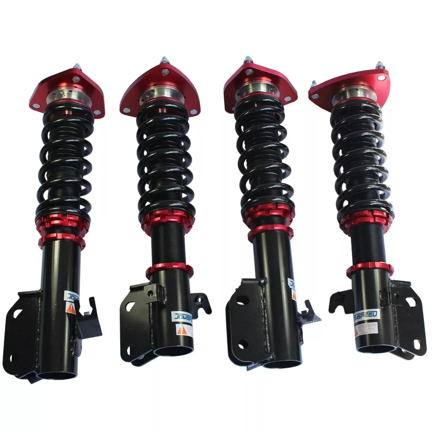 JDMSPEED Coilover Struts Shock Absorbers Suspension Kit for Impreza WRX 2002-2007, Red, Aluminum Construction