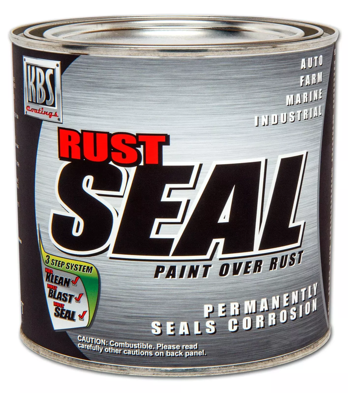 Kbs Coatings 4206 Oxide Red Rustseal – 8 Fl. Oz.