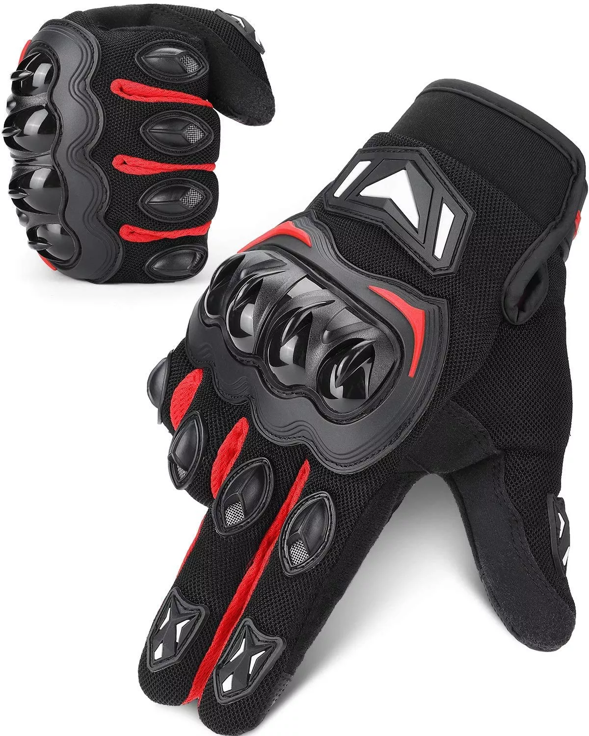 Kemimoto Motorcycle Gloves, Touch Capable Riding Gloves With Hard Knuckle, For Men Outdoor Sports Riding Cycling Motorcross Motorbike Racing Dirt Bike Atv Utv Outdoor Gloves