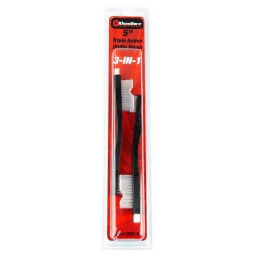 Kleen-Bore Triple Action, Nylon Utility Brush, 5", 2 Pack UT221-C