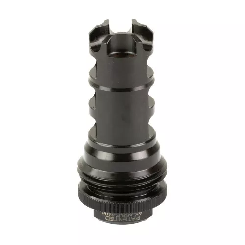 LanTac USA LLC Drakon Muzzle Break, 14-1 LH Thread Pitch, 7.62x39, Nitride Finish, Black DGNAK47B-ASR