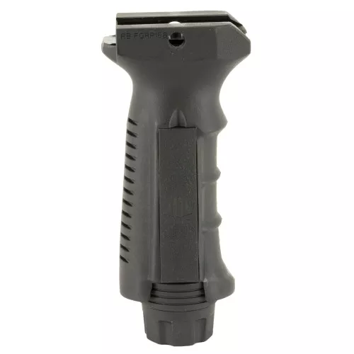 Leapers, Inc. - UTG Vertical Foregrip, Ergonomic Finger Grooves, Ambidextrous, Picatinny, Black Finish RB-FGRP168B