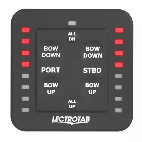 Lectrotab One-Touch LED Control - 12/24V w/Auto RetractLED Indicators
