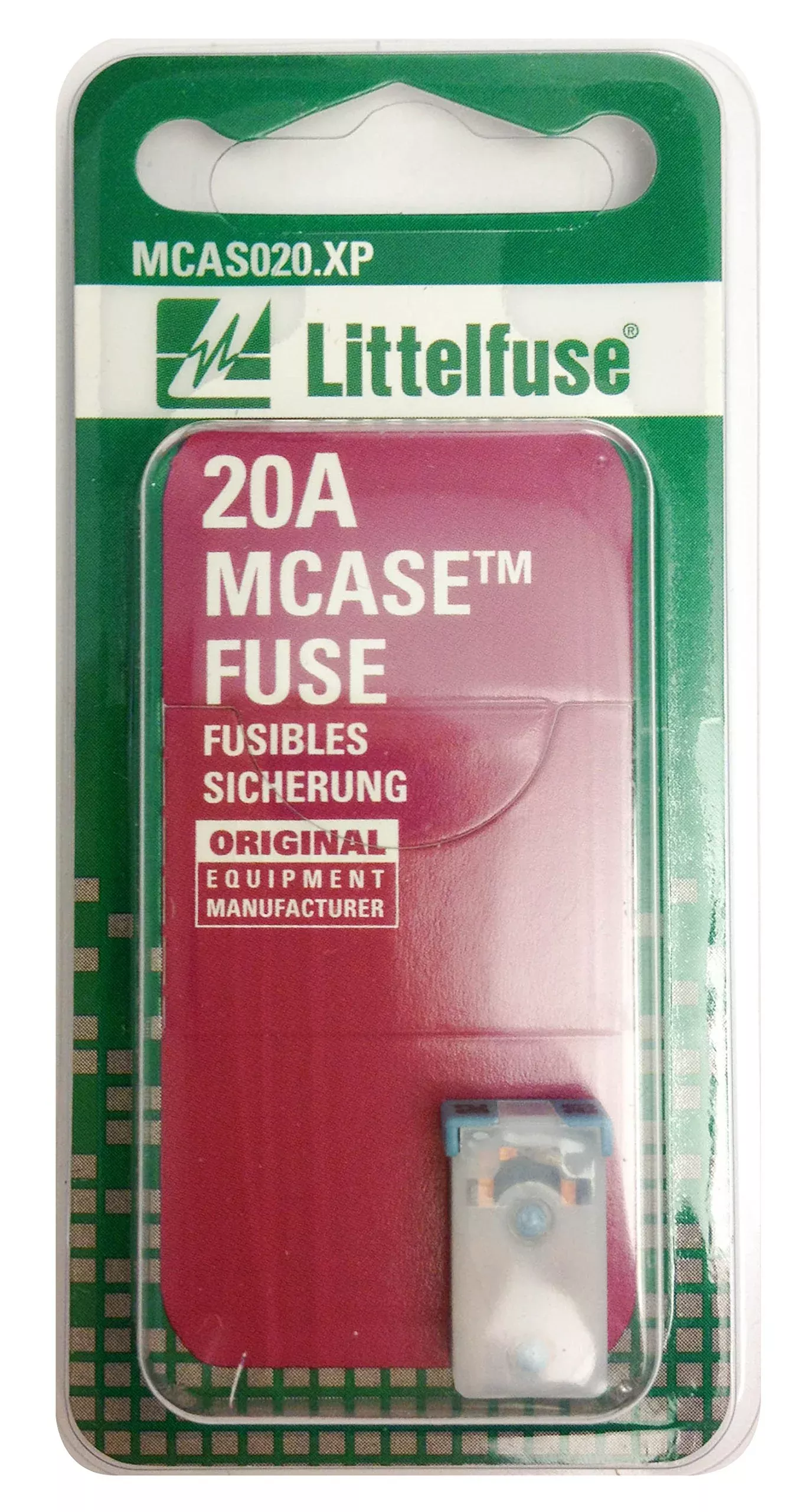 Littelfuse (Mcas020.Xp) Mcase Blue 32V 20 Amp Fuse