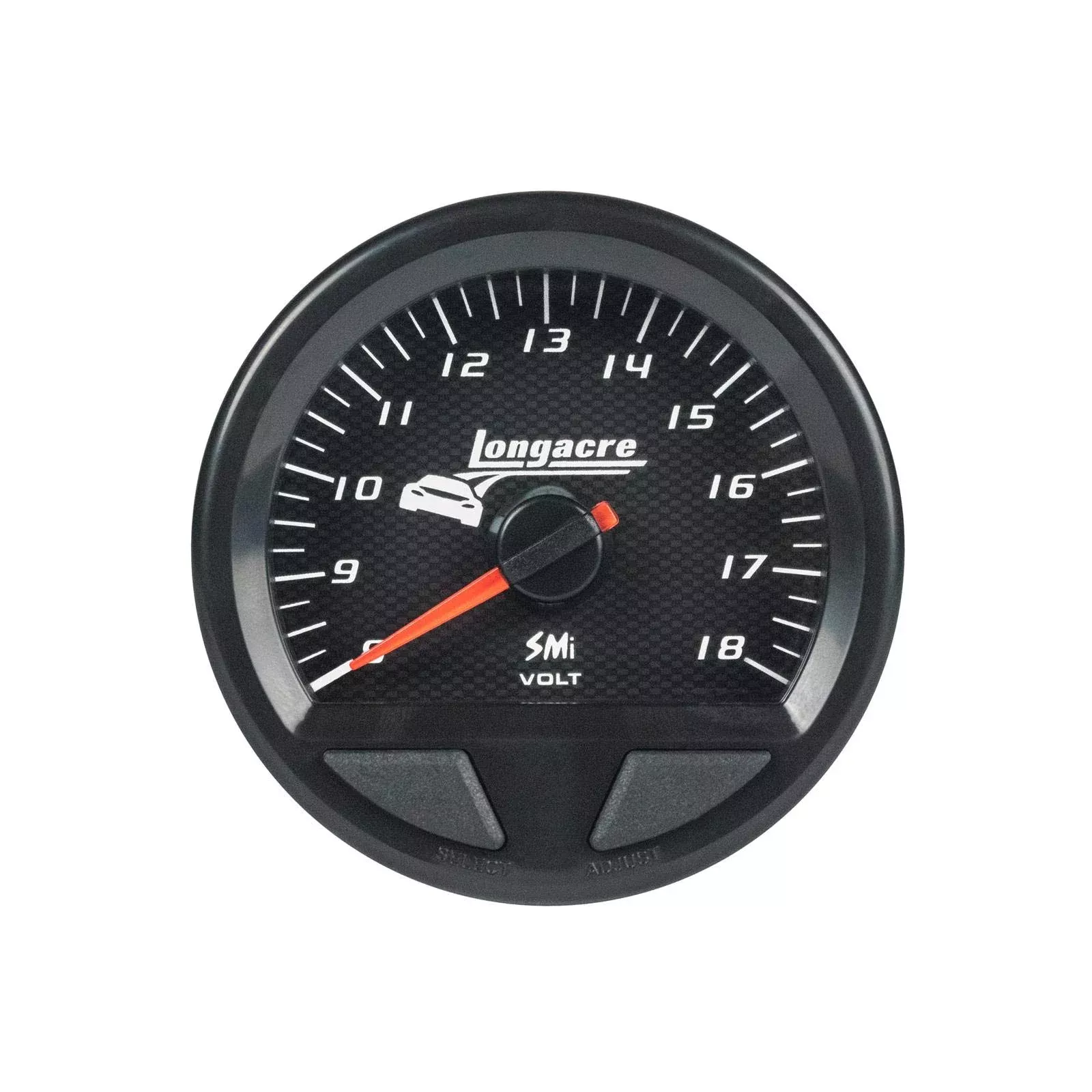 Longacre 52-46746 Smi Elite Waterproof Volt Gauge, 8-18
