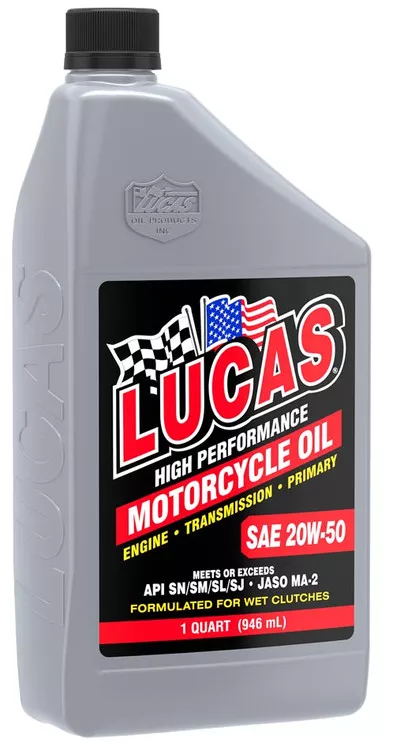 Lucas Oil Sae 20w-50 Motorcycle Oil 10700
