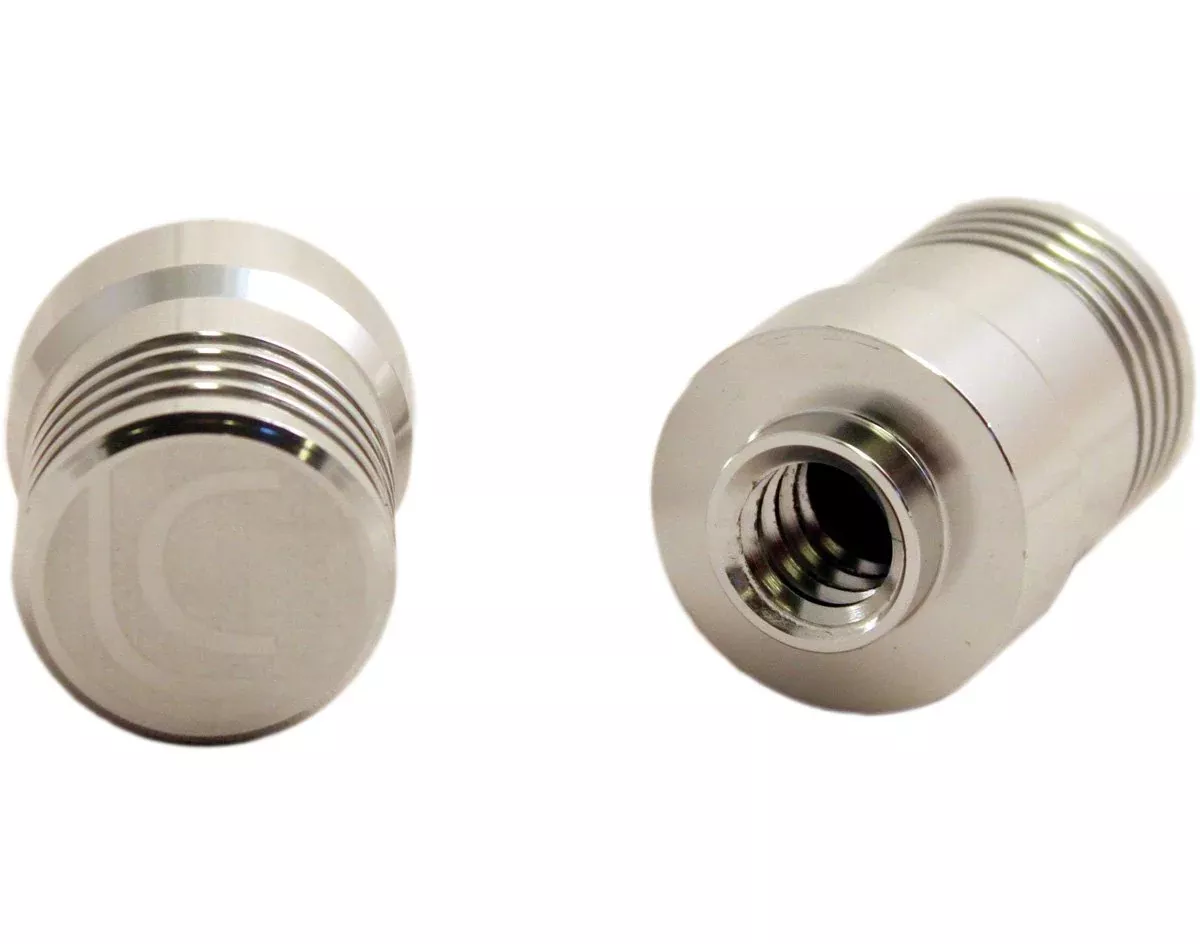 Lucasi Jpa-Lc Custom Branded Quick Release Aluminum Joint Protectors, Psycho Silver