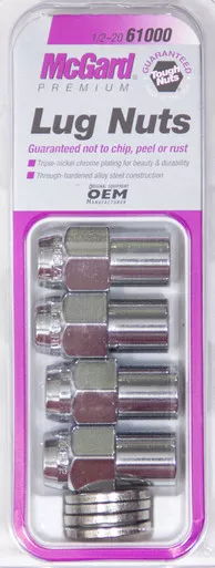 LUG NUT 1/2 STD SHANK (4)