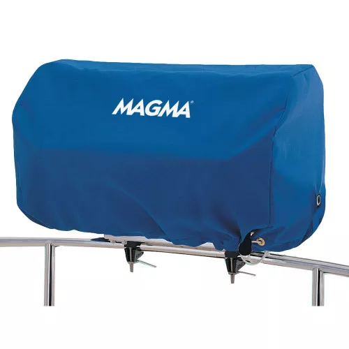 Magma Pacific Blue Sunbrella Waterproof Monterey Rectangular BBQ Grill Cover