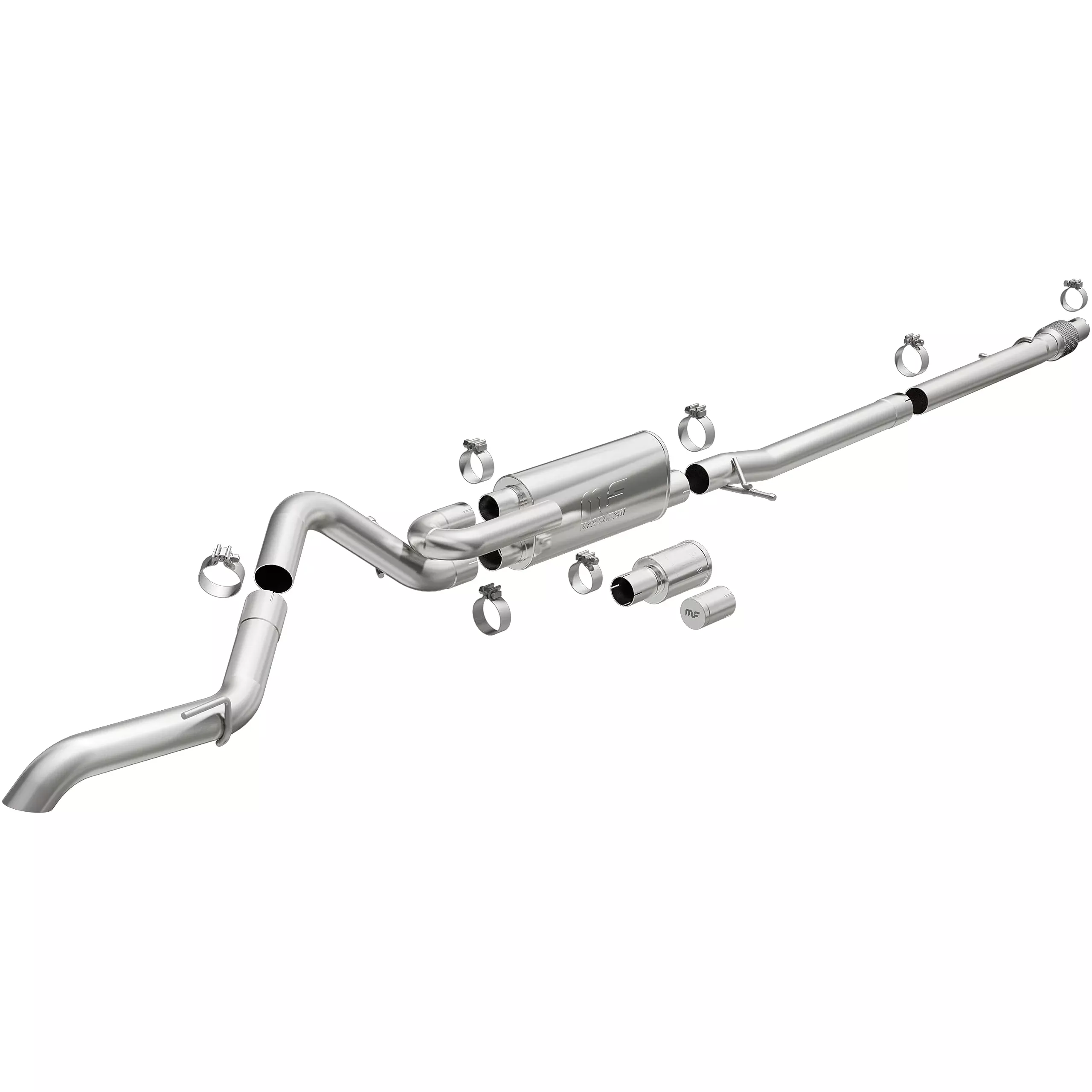 Magnaflow Performance Exhaust System 19605: Cat-Back, Overland Series, For 2019-2023 Ford Ranger, Single Straight Driver Side Rear Exit Style