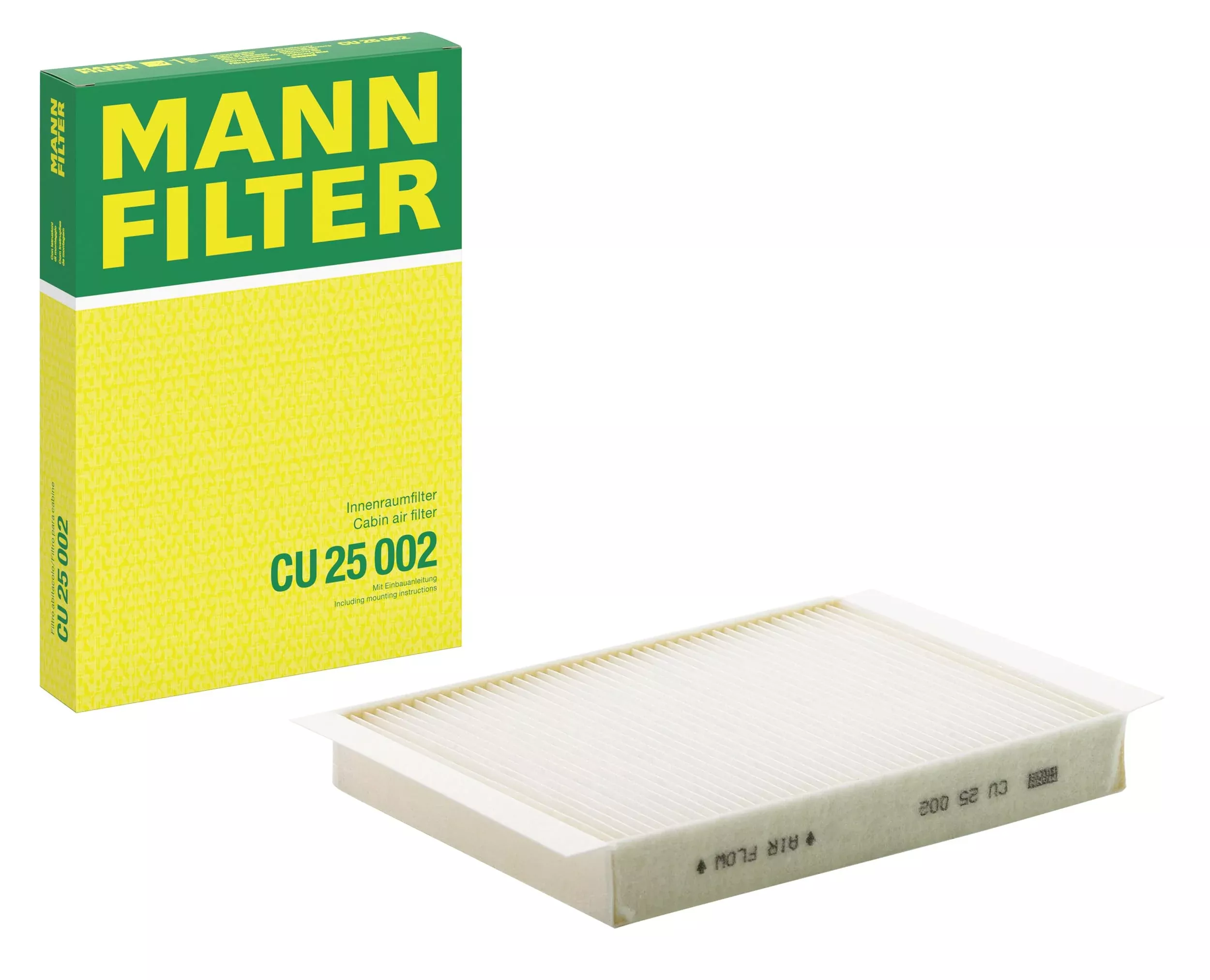 Mann Filter Cu 25 002 Cabin Air Filter