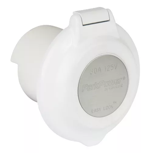 Marinco 30a Contoured Inlet 304EL-BRV