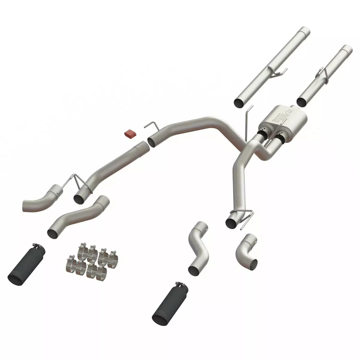 Maxflow Xtreme Cat Back Performance Exhaust System Ram 1500 2009-2018, Ram 1500 Classic 2019-2021