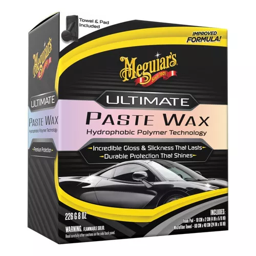 Meguiars Wax Paste Wax; Synthetic; 8 Ounce G210608