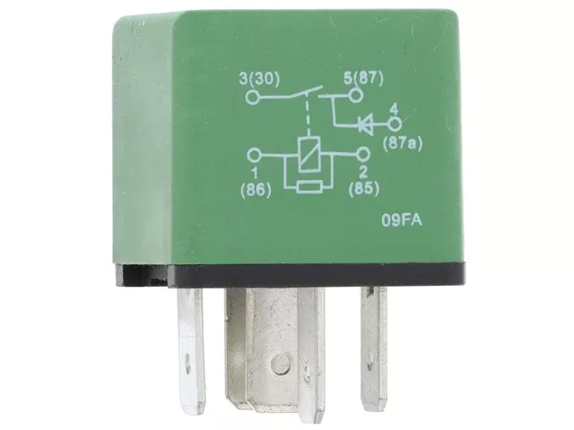 Mercedes-Benz Multi Purpose Relay (5-Prong) (Green) | 2000-2018 0009827527