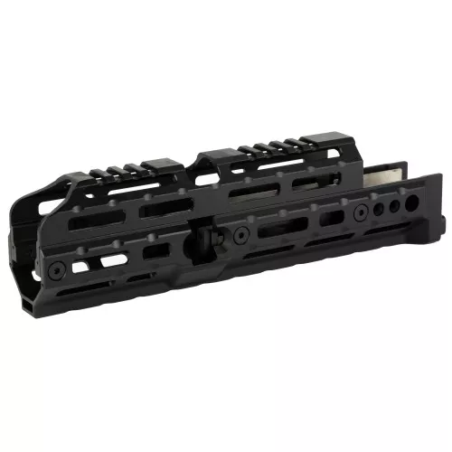 Midwest Industries Alpha AK47 Handguard, Fits Most Standard AKM Pattern AK47/74 with Stamped Receivers, MLOK Compatible, 6" Variant, Black MI-AK-ALPHA6