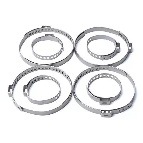 Mikkuppa Cv Boot Clamp – Universal Adjustable Stainless Steel Drive Shaft Joint Kit – Pack Of 8