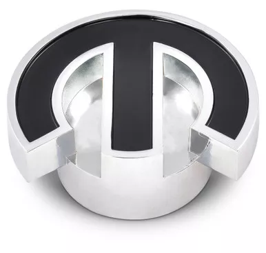 Mopar Deluxe Air Cleaner Nut Chrome w/Blk Emblem