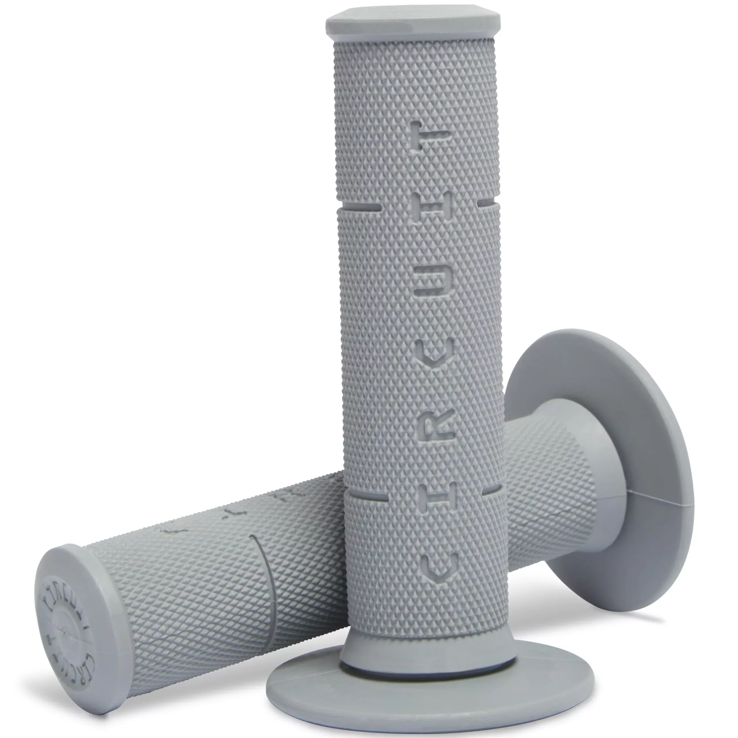 Motorcycle Handlebar Grips – High-Performance Hand Grips Circuit Iv For Current Models Of Motorcycle Handlebars – Grey Handlebar Grips With Stainless Steel Cable By Circuit Equipment