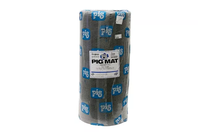 Multi Purpose Absorbent Mat – PIG Medium Weight Absorbent Mat Pad Roll (30 in X 150 ft Roll) 25400