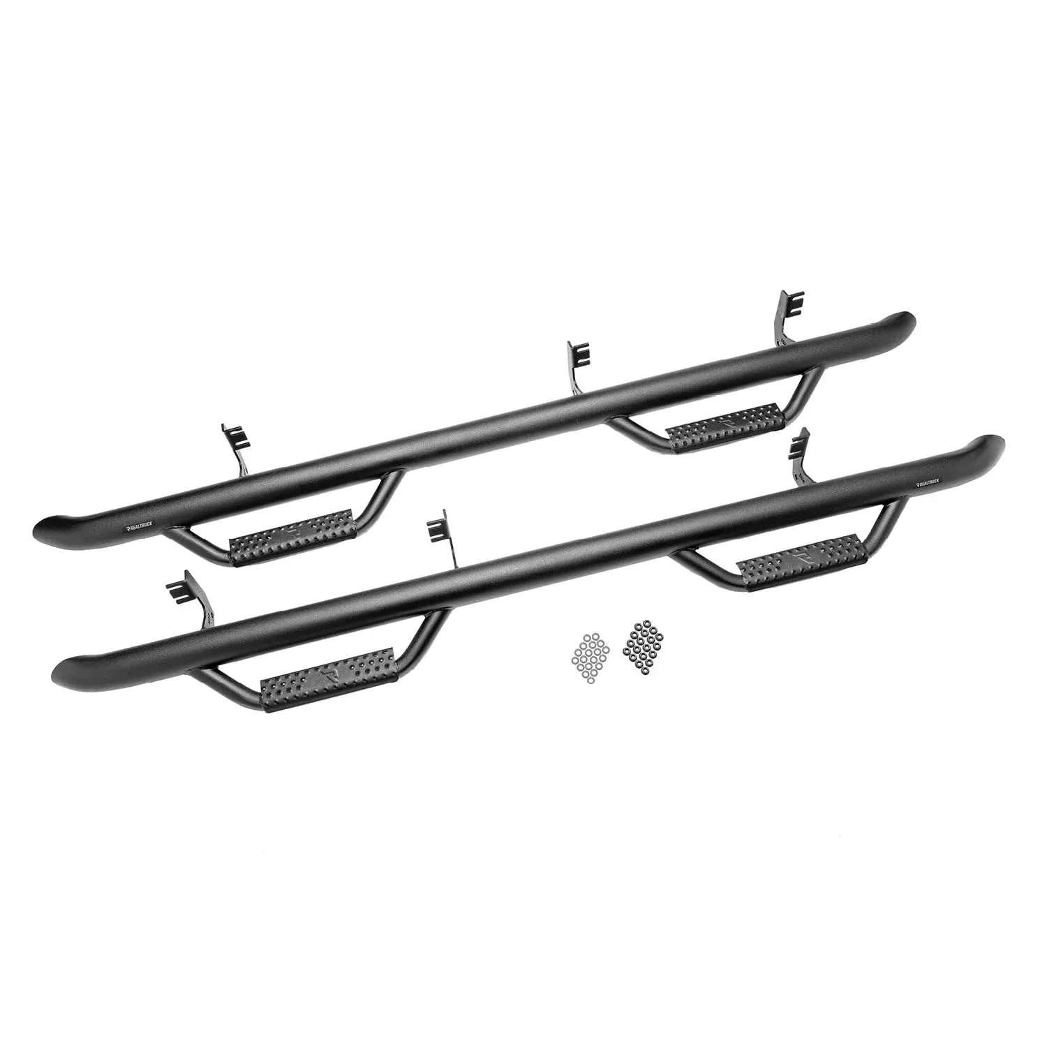 N-Fab Nerf Steps For Silverado/Sierra | Wheel-To-Wheel W/Bed Access, Heavy Duty Steel, Textured Black | C19105Cc-6-Tx | Fits 2020-2024 Chevrolet Silverado/Gmc Sierra 2500/3500 Crew Cab 6.4′ Bed