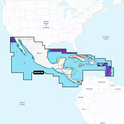 Navionics Platinum+ NPSA010R - Central AmericaCaribbean