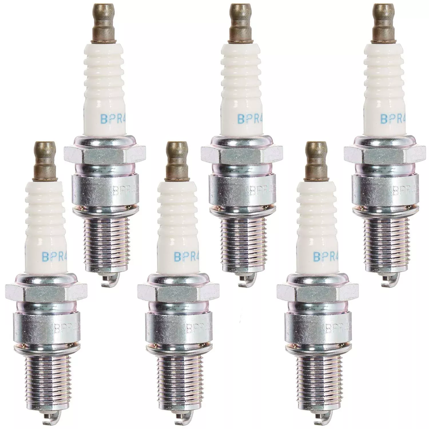 Ngk (6578) Bpr4Es Solid Standard Spark Plug, Pack Of 6